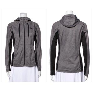The North Face Gray and Black Hoodie Jacket Small / S